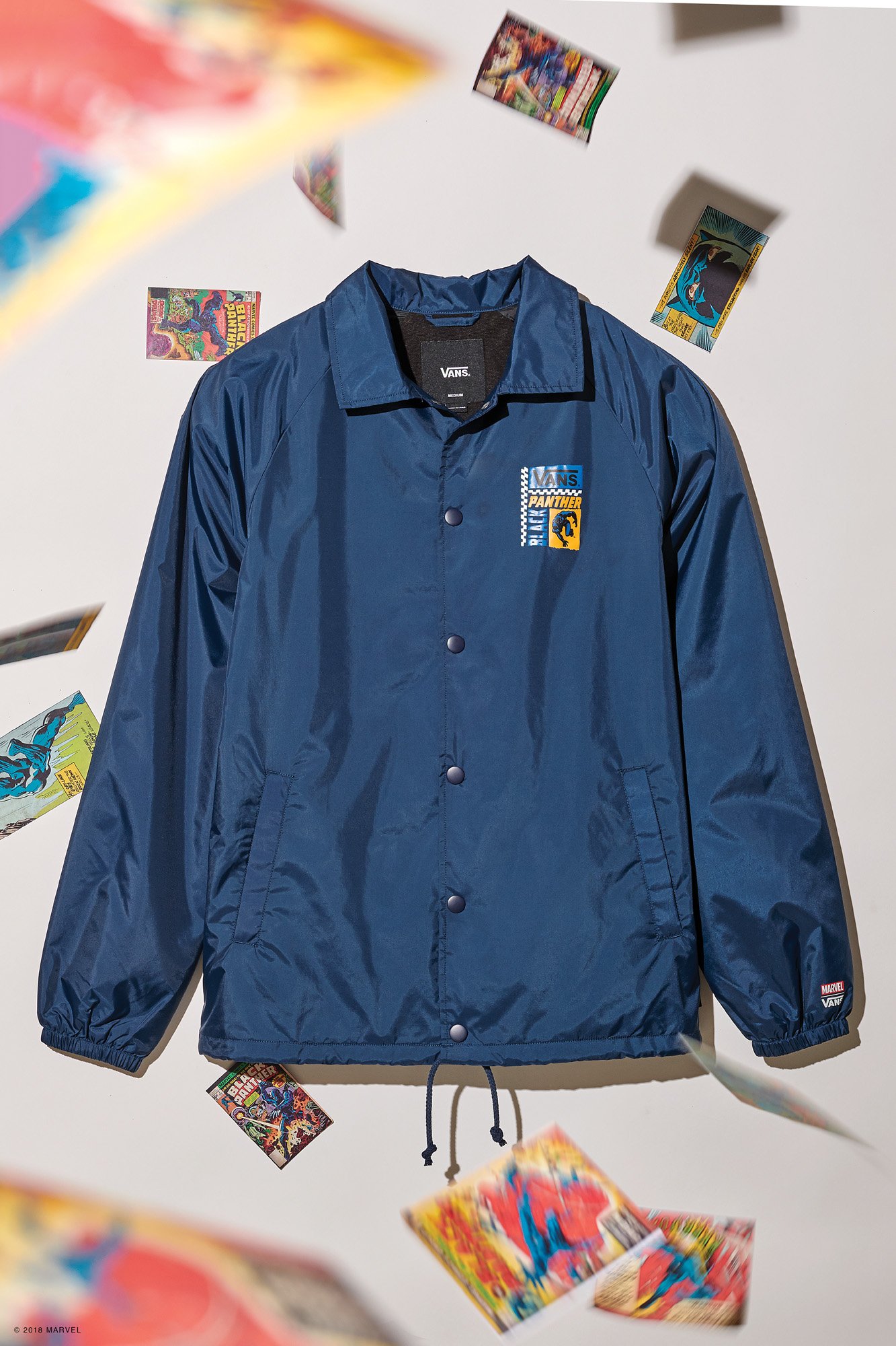 X Vans Alert Black Panther x Vans Coach Jacket https t