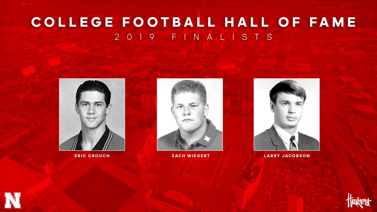 Huskers's tweet photo. Three former #Huskers were named finalists for the College Football Hall of Fame. #GBR 🏈👏 

🔗: https://t.co/W19kYIaZ8x https://t.co/aoREIpVkDE