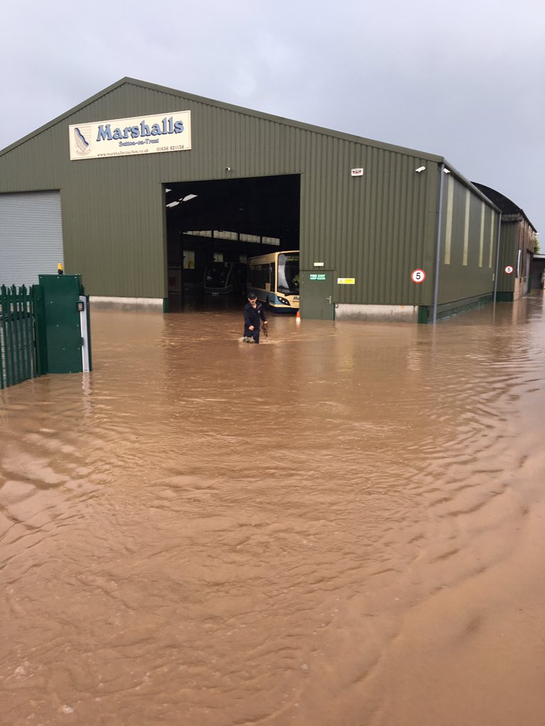 Well, somehow we did it!! Less than 36 hours after the flood, we've managed to run a full service today with just one journey lost! Amazing what #teamwork can achieve.