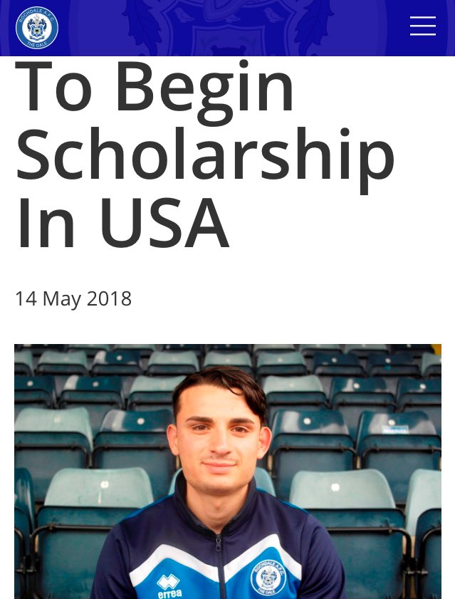 SportFirstUSA's tweet image. Great article here about one of our Sport First USA players Daniel Licata on @officiallydale website!

Dan is heading over to begin his soccer scholarship this August in Colorado and we cant wait to see him further his education and soccer career in the U.S. ⚽️🇺🇸