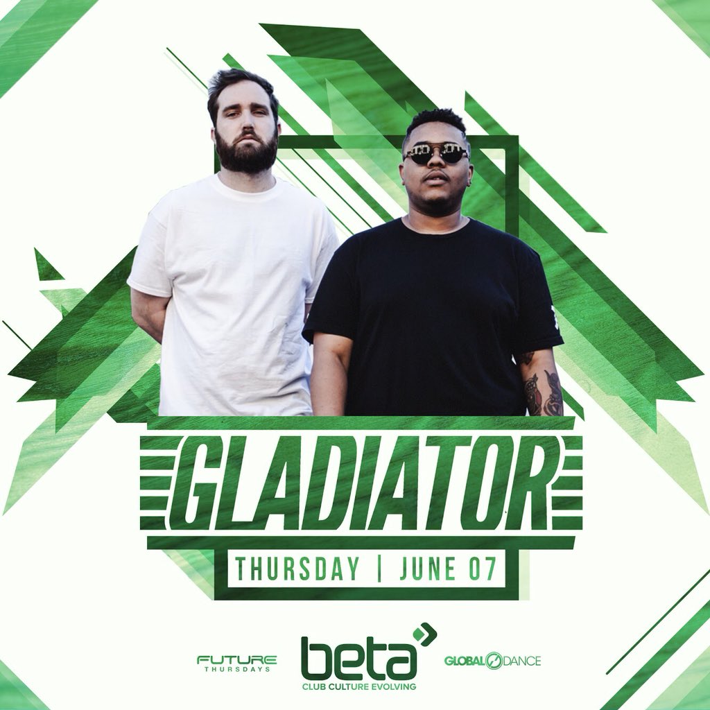 BetaNightclub's tweet image. Retweet for your chance to win FREE tickets for this week’s #FutureThursdays 6/7 with @gladiator!