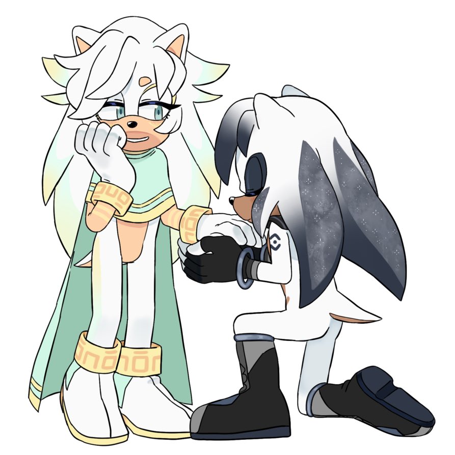 please look at me and @frostinqs babies drawn by <a href="/miiukkaa/">mialeena nissinen</a> 😭💖💖