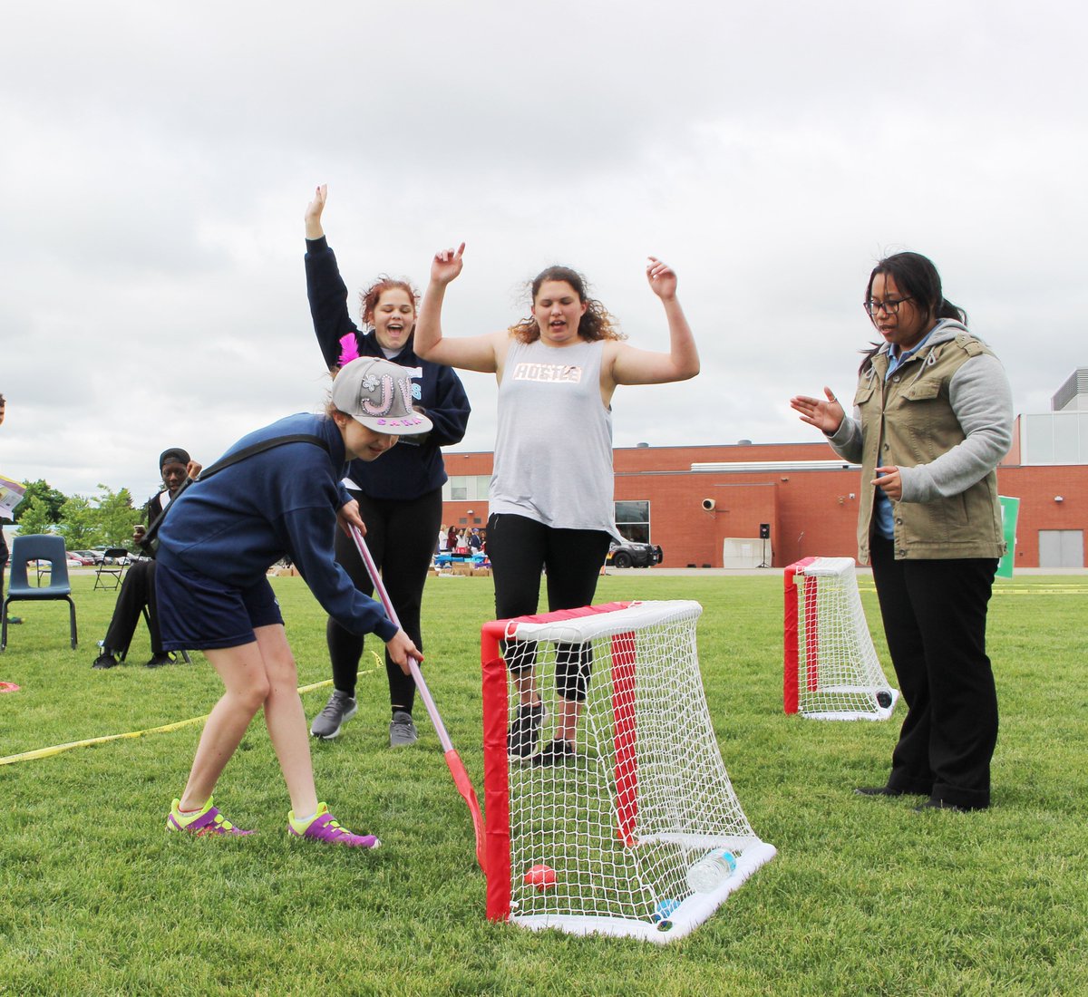 YCDSB's tweet photo. Students with exceptionalities have fun participating in various athletic activities during today's YCDSB Special Olympics Track and Field Day at @JeanVanierCHS Thanks to organizers, staff, and especially student volunteers for helping to make this such a memorable day! https://t.co/Mg4lwmWGhL