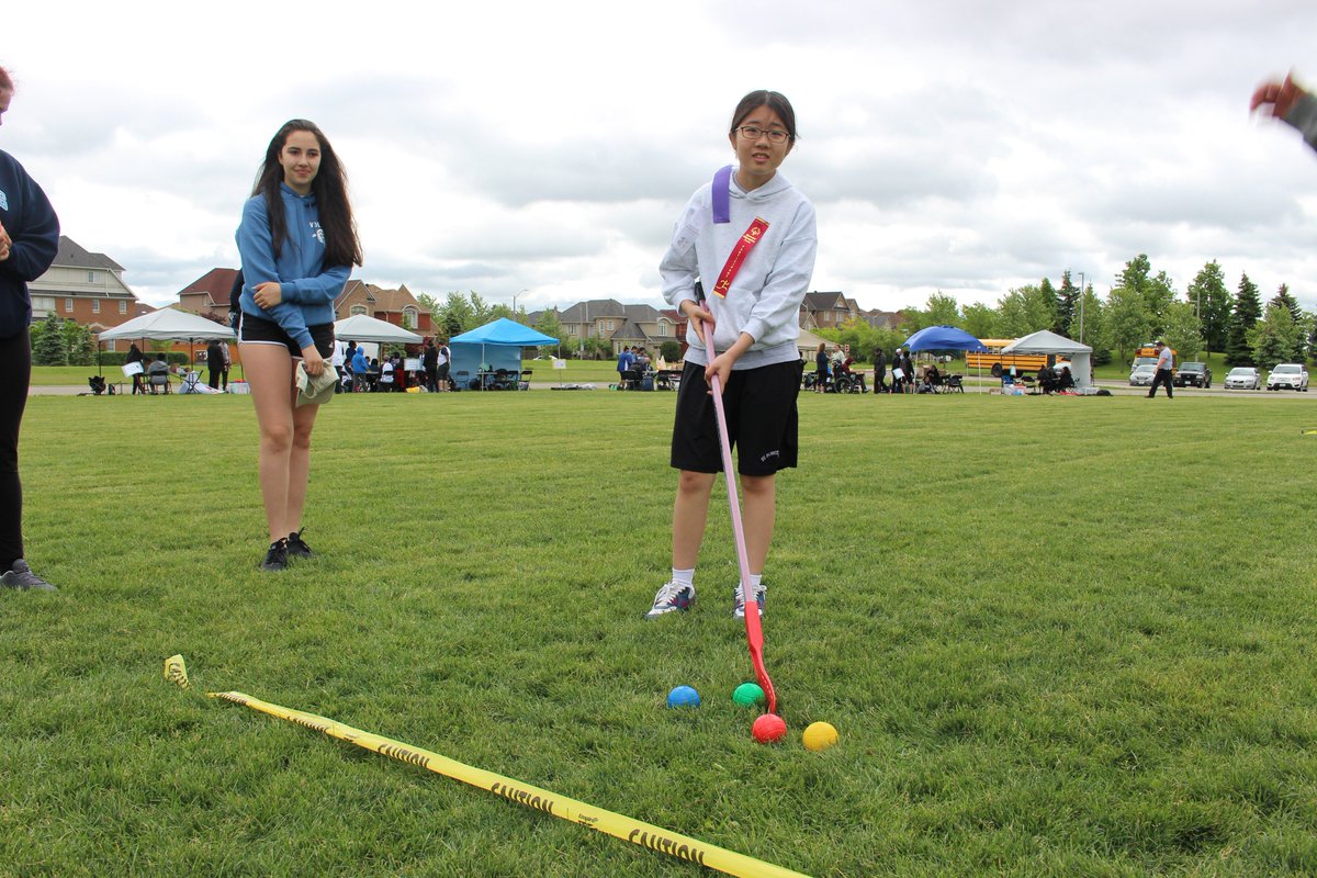 YCDSB's tweet photo. Students with exceptionalities have fun participating in various athletic activities during today's YCDSB Special Olympics Track and Field Day at @JeanVanierCHS Thanks to organizers, staff, and especially student volunteers for helping to make this such a memorable day! https://t.co/Mg4lwmWGhL