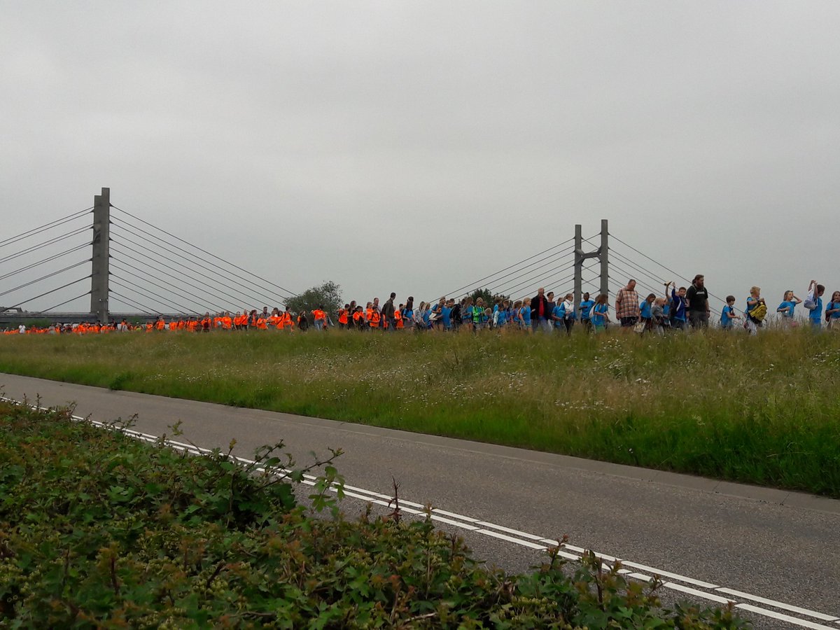 Vandaag is de A4D Kampen gestart met 3258 medaille wandelaars en +/- 750 begeleiders.