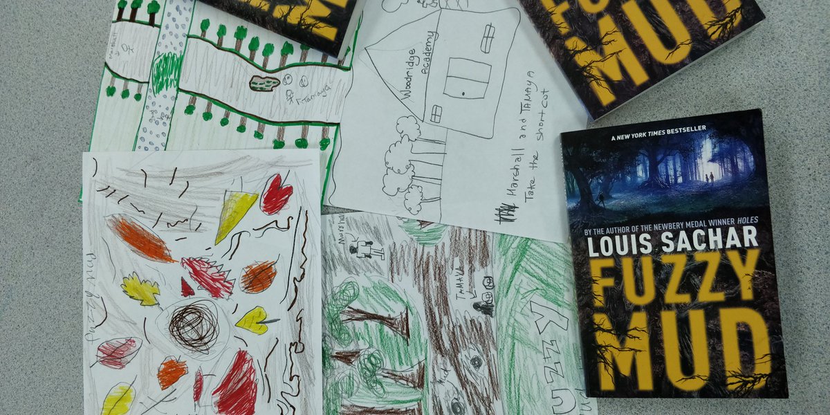 MarieTeaches's tweet photo. Off to a great start! @seducationalc @fssdFIS Ss drew scenes from the first 5 chapters of #FuzzyMud. Week 1 of the FIS Gentry's Summer Reading Program. https://t.co/63iLbXu68E