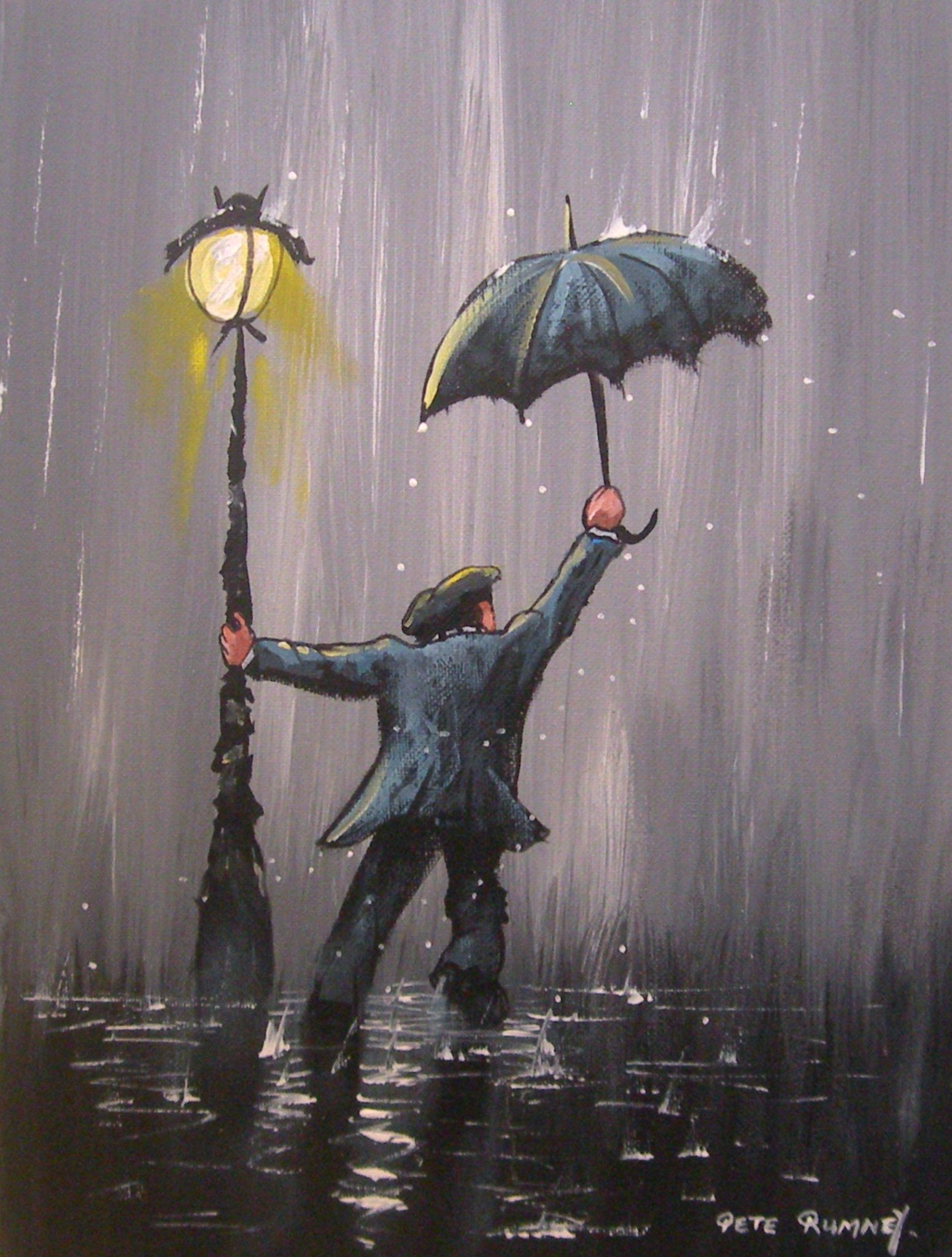 PETE RUMNEY ART on Twitter: "don't let the rain get you down ! ht...