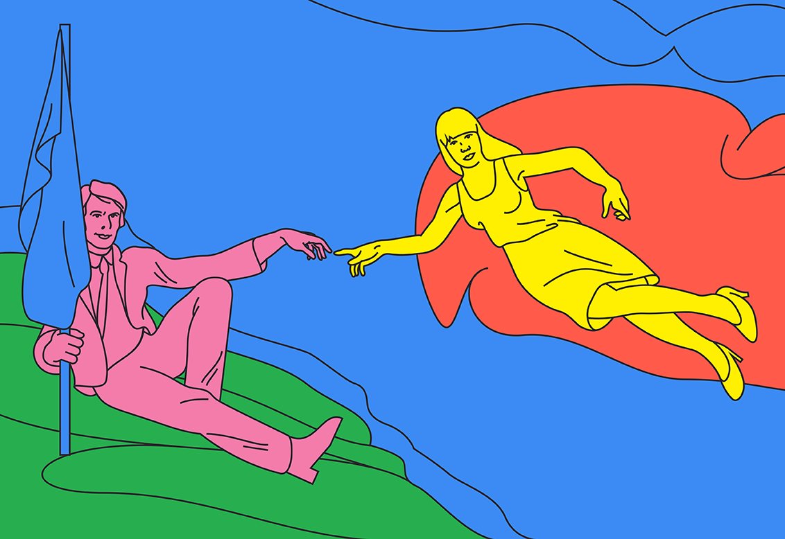 itsnicethat's tweet photo. “The antithesis of beauty is not ugliness, it is carelessness": Stefan Sagmeister and Jessica Walsh talk aesthetics > https://t.co/OOIdZFf1wU https://t.co/r9R6ayQdXq