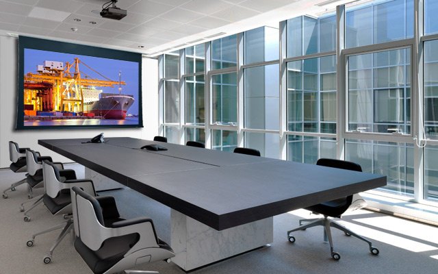 StewartFilmscrn's tweet photo. This is no ordinary office, it's a work space that offers innovation at every angle, and a mighty fine onscreen image thanks to our industry-leading ALR technology. See it in person at #InfoComm18! #TheScreenMatters #16K+ #ALR Learn more: https://t.co/HQbAj2OhXS https://t.co/Xsf6cs4BrO