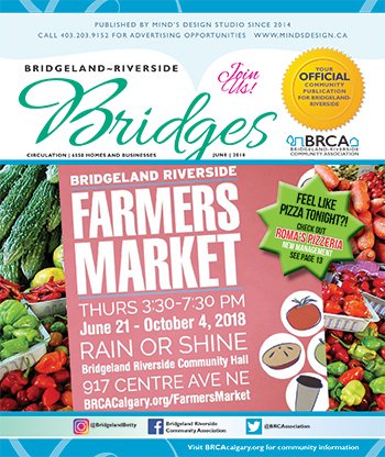 📘 The June 2018 edition of the Bridges Newsletter is out! <a href="/BridgelandFM/">Bridgeland Riverside Farmers Market</a> launch on June 21, summer camps at the Hall, garage sales, the Mystery of Riverside Park, BRCA Planning updates and more! #Bridgeland #yycca
brcacalgary.org/june_2018_brid…