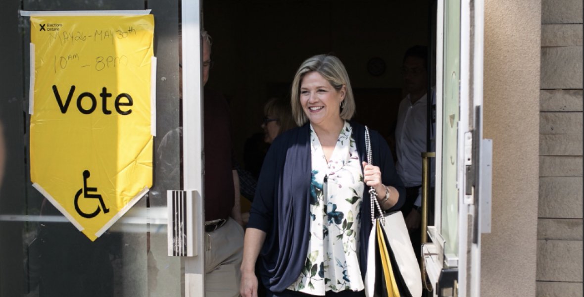 rabbleca's tweet photo. Unless you call buck a beer a policy platform -- hot tip, it's not -- PC leader Doug Ford is still refusing to give any details about his plans.| @KarlNerenberg #OntarioVotes #buckab https://t.co/wfP5RaZudB https://t.co/5PjYrFVDa9