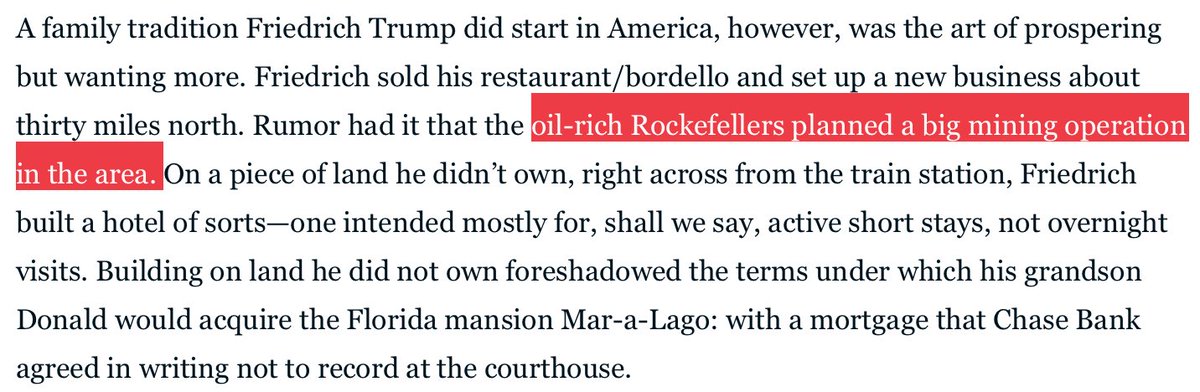19. It's THE detail that unlocked the whole thing - all those months ago. Even Cay caught it, but he ran right over it.Drumpf - the pimp - was in the circle of getting information out of NYC-based organized crime (you can go research the Rockefellers in that era yourself).