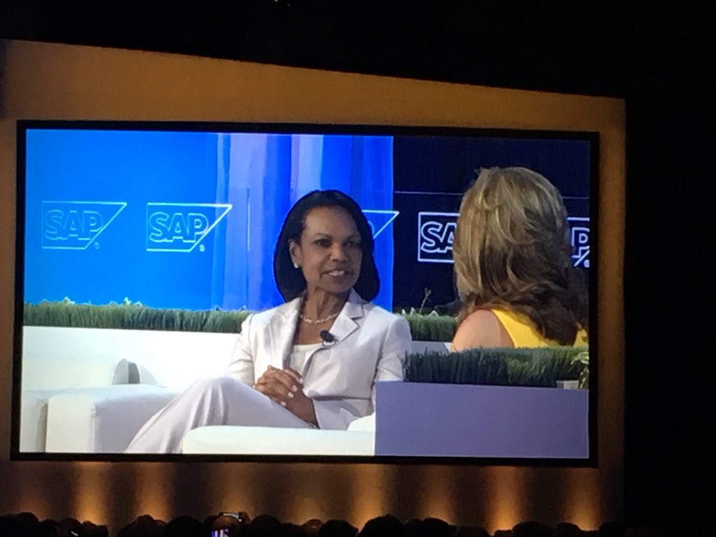 Georgiadis340's tweet photo. Very inspiring speech by Condoleezza Rice at #SAPPHIREC2L #SAPPHIRENOW https://t.co/i1xdzXlucB