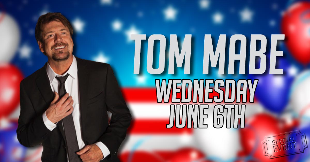 Only 2 more days!!!   We've got the incredible <a href="/TomMabe/">Tom Mabe</a> hitting the stage this Wednesday!!  Get your tickets here: goo.gl/YemWrj