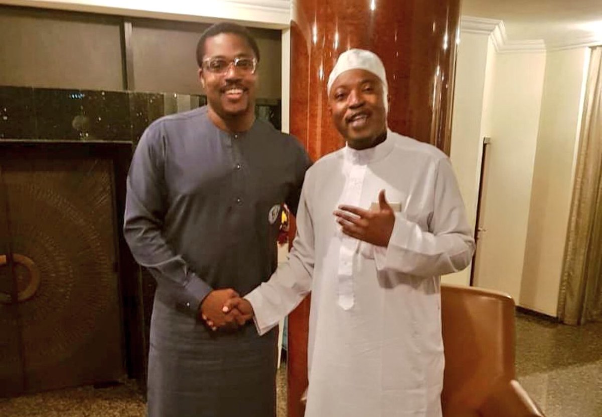 I also had a chat with <a href="/paddyadenuga84/">Paddy Adenuga</a> at Alhaji <a href="/AlikoDangote/">Aliko Dangote</a>’s Residence.