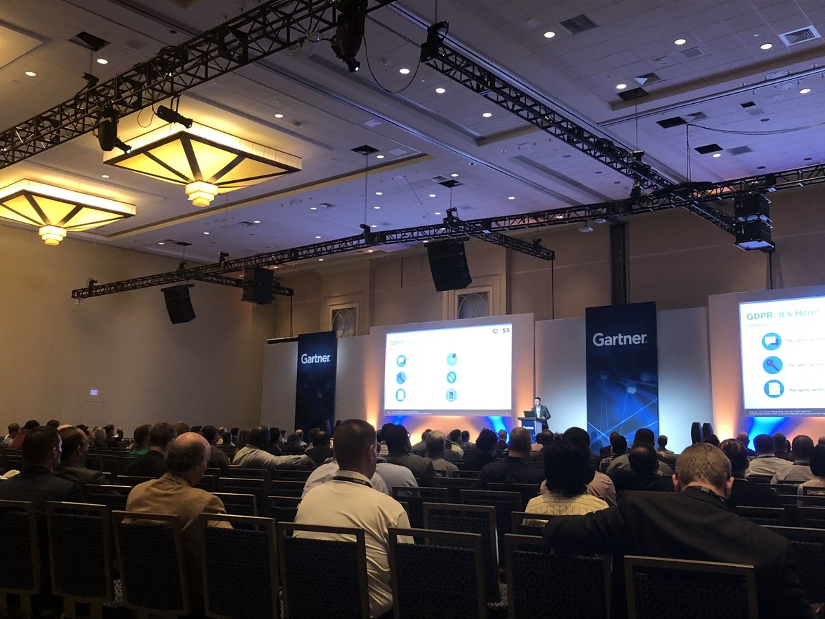 RT ibossCyber "Great turnout so far, and #GartnerSEC is only just getting started! Stop by booth 427 to hear the latest from our team on the ground! "