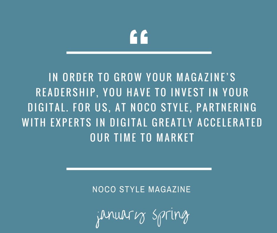 January__Spring's tweet photo. We are so proud of our partnership with NOCO Style Magazine. Check out their beautiful magazine...and a bit of our technical & creative handywork: https://t.co/Jk5tsC1asl #JanuarySpring #NOCOStyleMagazine #RainingGlitter https://t.co/UUyqORaPAy