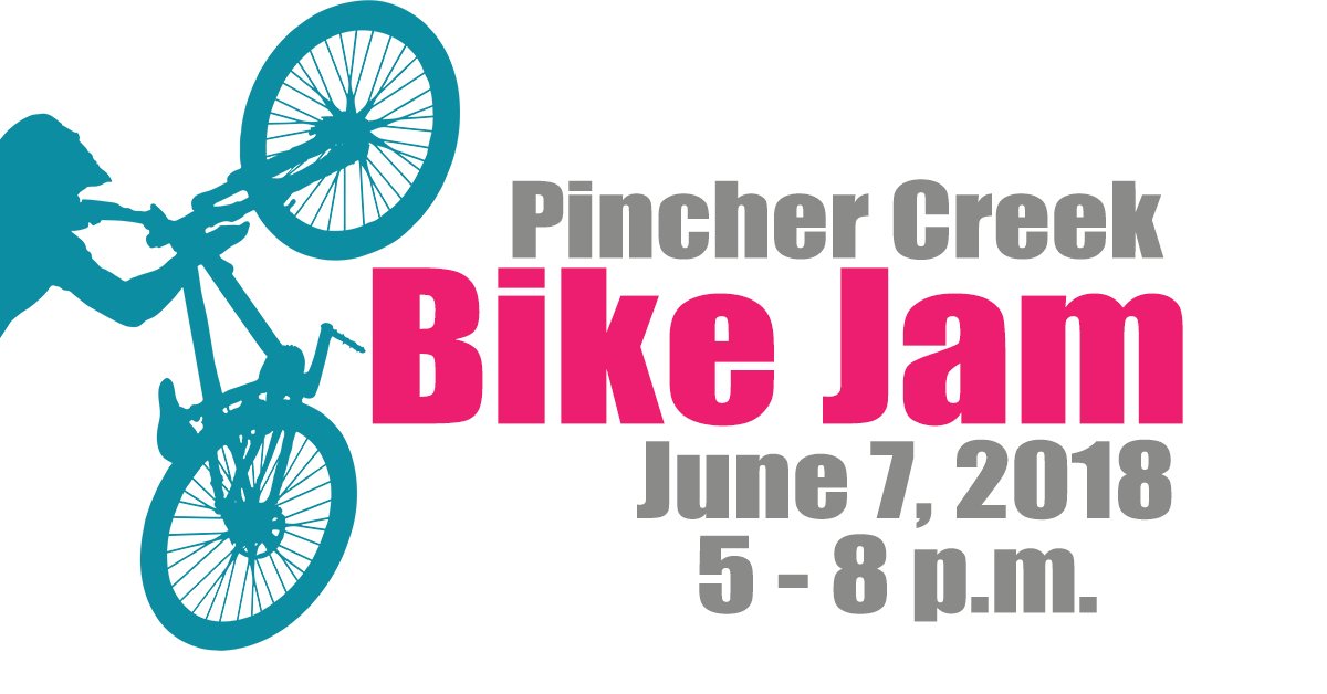 town_of_pc's tweet image. #WheelWeek Bike Jam this Thursday! #PincherCreek