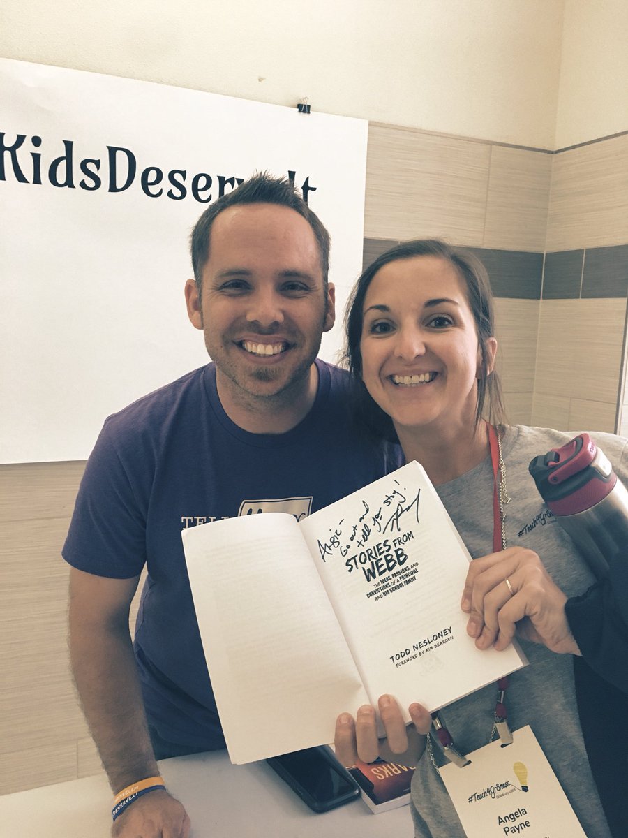 angiefpayne's tweet image. Getting my PD on today! #kidsdeserveit #DitchThatTextbook #TEACH4Gr8ness