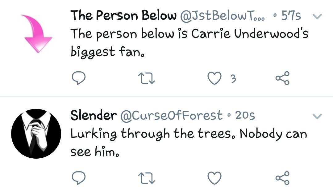 "I don't even know who this person is!
But...Underwood? Does this has something to do with trees?"