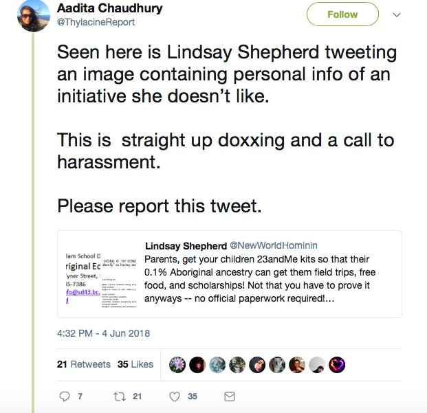 Lindsay Shepherd tweet media