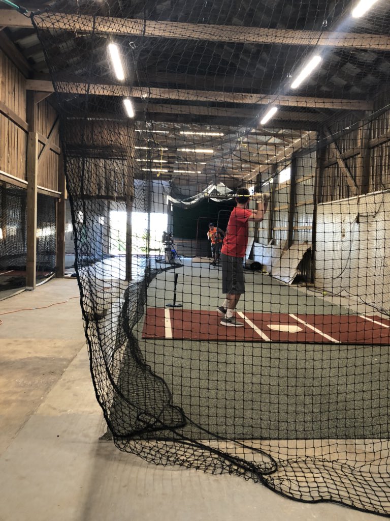 2012GcAlumni's tweet photo. Shoutout to @CoachA8 for letting 2012 hit in the barn #Dirtbags https://t.co/0vD44sEKz8