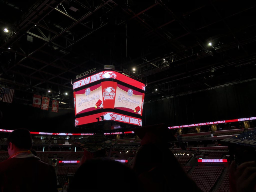 suzannaraye's tweet photo. Incredibly proud of my MSD Class of 2018. We’ve overcome the darkest of times, I wish all the best to everyone in their future endeavors #MSDGRADUATION #MSDStrong
We made it.
I know that our 6 fallen eagles were by our side https://t.co/g6EVKsMQtS