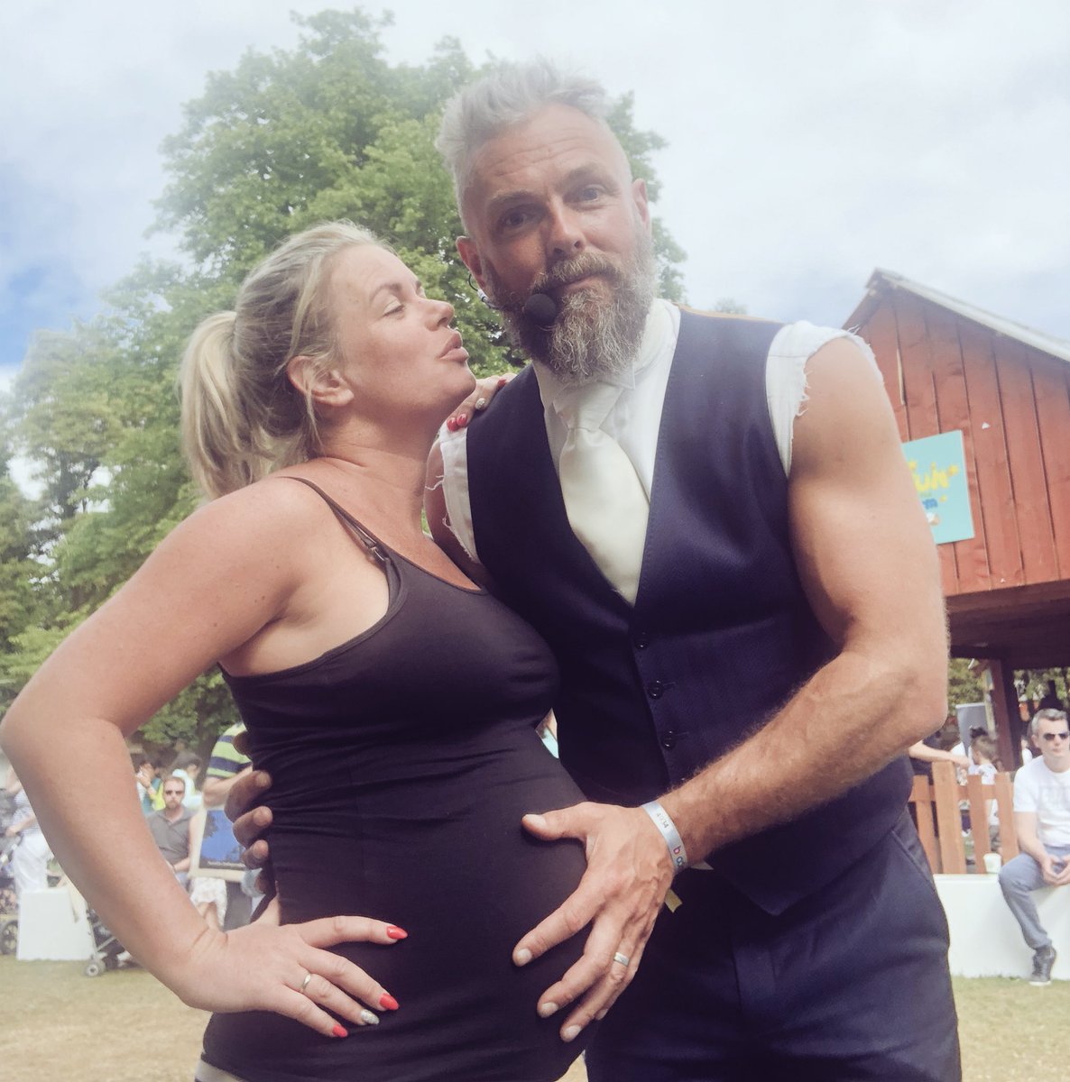 BigMadThing's tweet photo. Hey @JandoDesign thanks so much for looking after us again this year @bloominthepark Can’t wait to get our bespoke Soundwave Print https://t.co/3ELTnpVu1P