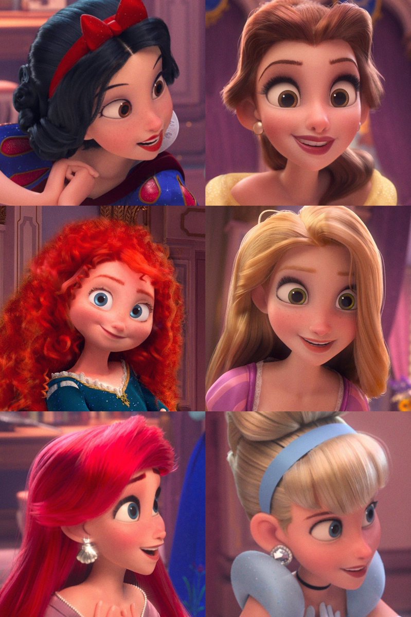 robbiiett's tweet photo. Tweet de apreciación, de nuestras princesas disney en animación 3D en WIFI- Ralph. https://t.co/4NvsQ2lMSU
