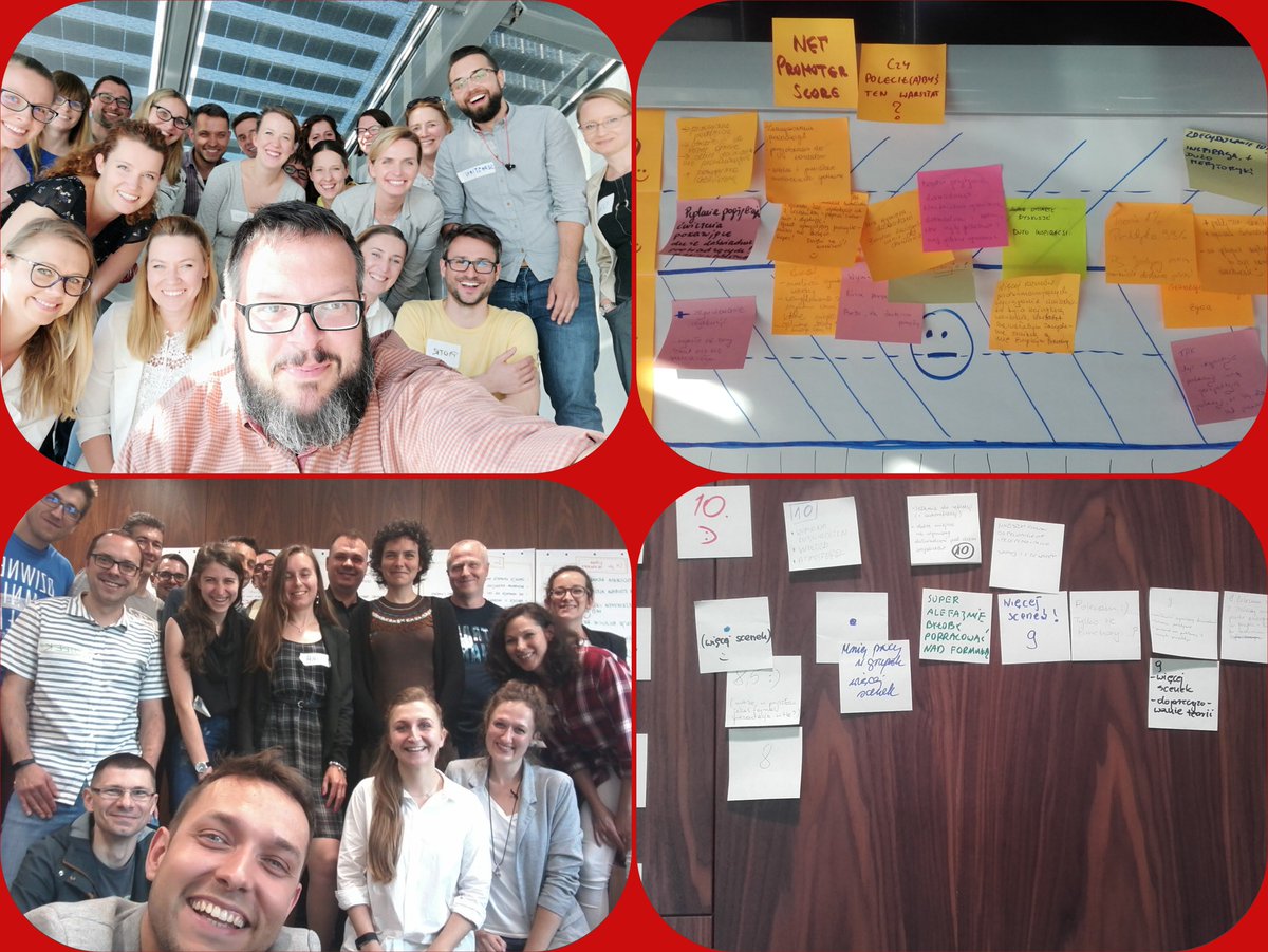 Net Promoter Score for Scrumvival HR #1'18 between 8-10
NPS for Scrumvival Łódź #5 between 8-10 ...
... means a lot of promoters, a few fence sitters and zero detractors.
Thanks <a href="/DeloittePolska/">Deloitte Polska</a> and <a href="/Comarch/">Comarch</a> for having us!
#scrumvivalselfie