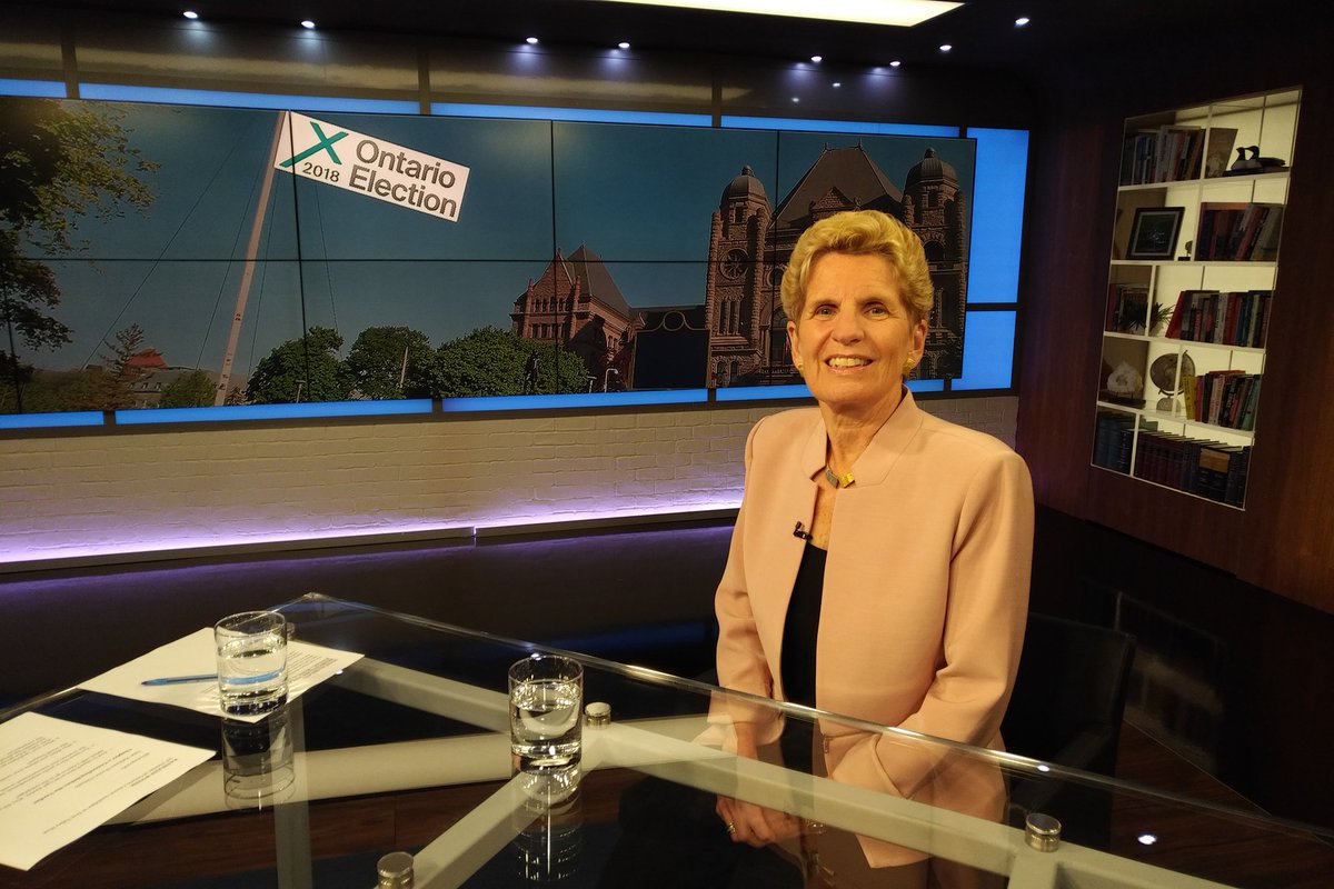 spaikin's tweet photo. .@Kathleen_Wynne joins us tonight on @TheAgenda to make her pitch for @OntLiberal votes and a hung parliament. 8/11 pm @tvo https://t.co/un6811urgw
