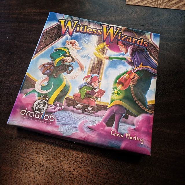 BrawlingBros's tweet photo. We are completely buried in amazing prototypes and it is glorious! Today we are hyped to check out #WitlessWizards (coming soon to @kickstarter) from @Drawlab_Ent.... The future of #boardgames is bright! https://t.co/EL69WOD4OR