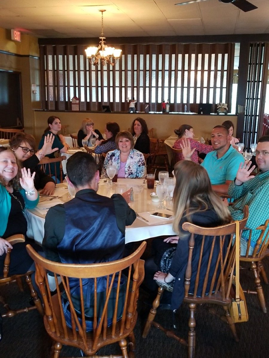 Year end Mentoring Program Dinner at Abigail's Restaurant ...Great job done by all! Congratulations to a successful first year in Waterloo School District 😊