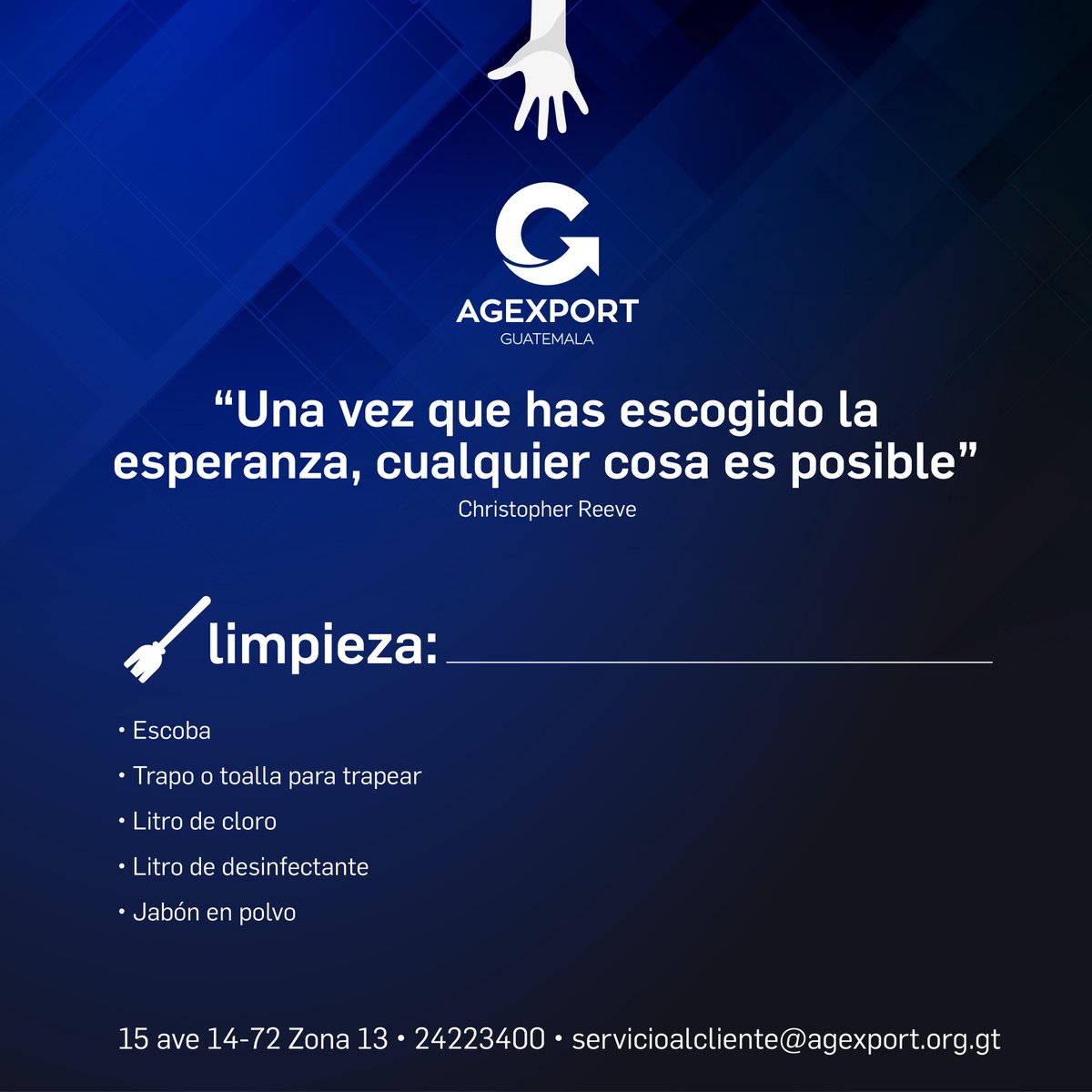 AGEXPORTGT's tweet photo. ¡Para los damnificados del #VolcánDeFuego tu aporte es importante!

En @AGEXPORTGT somos centro de acopio y es así como puedes apoyar. #UnidosporGuatemala https://t.co/K7pGqUuu1F