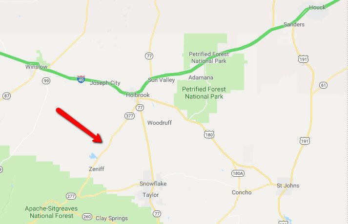 NavajoCountyAZ's tweet image. ***Evacuation Alert***

DeSpain Ranch Road is being evacuated due to fires along SR 377. Residents are being sent to Martinez Hall at the Navajo County Fairgrounds.

SR 377 and 277 have been closed.

Commuters will be detoured from SR 260 to SR 77.