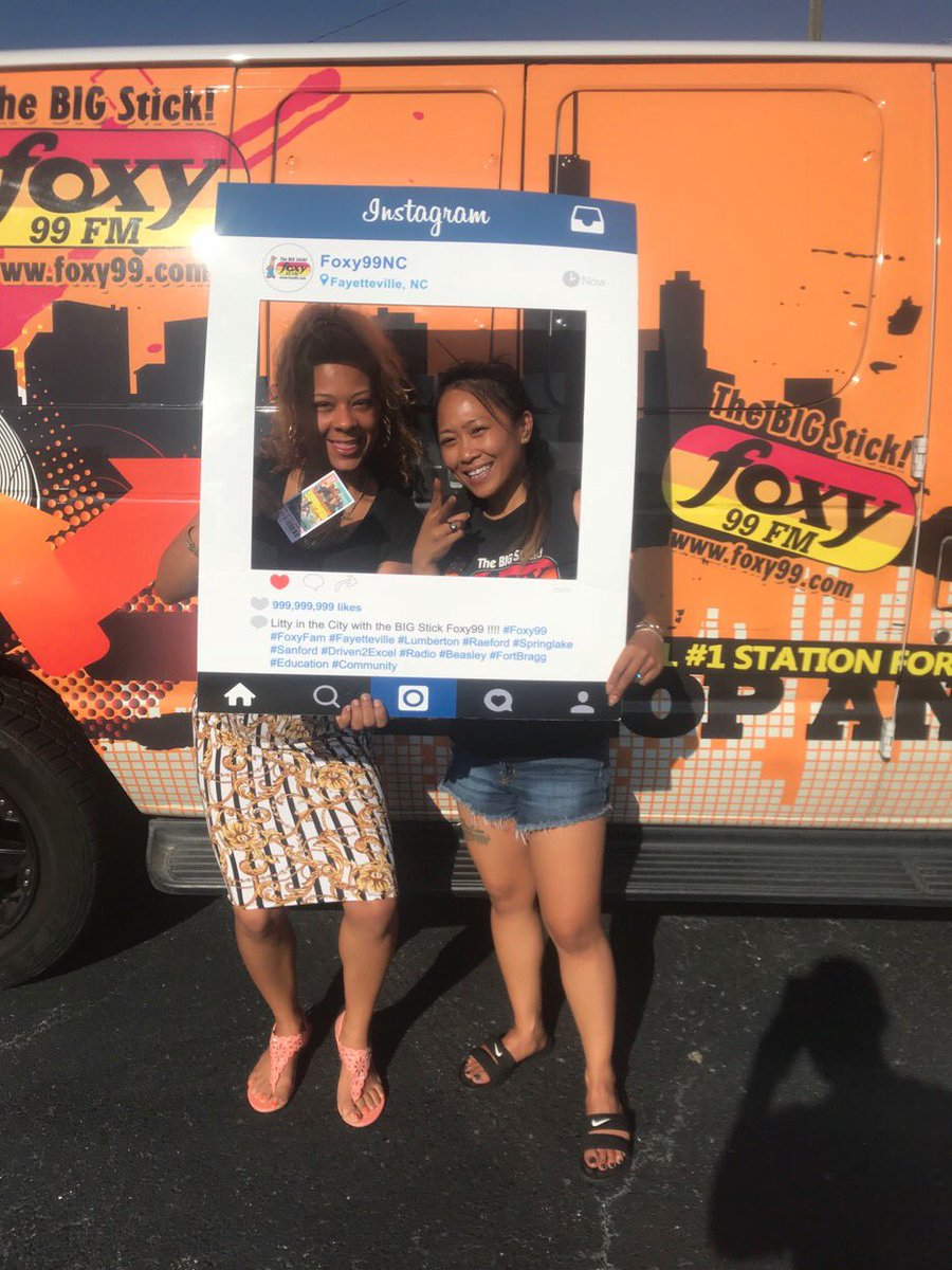 Foxy991's tweet photo. Montricia & Robin won their tix to rock with YFN Lucci, DJ Luke Nasty, Trap Beckham & more this Saturday @ The Fayetteville Motorsports Park #99DaysOfSummer #BigSticka https://t.co/dgwYeRvHYA