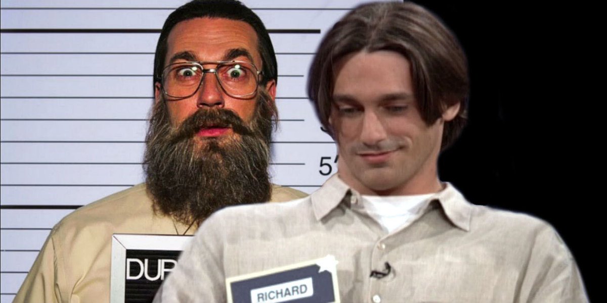 screenrant's tweet photo. Yes, that really is a 25 year-old Jon Hamm in Unbreakable Kimmy Schmidt season 4. https://t.co/8hdwxe4lbS https://t.co/oFkTdx6xHB