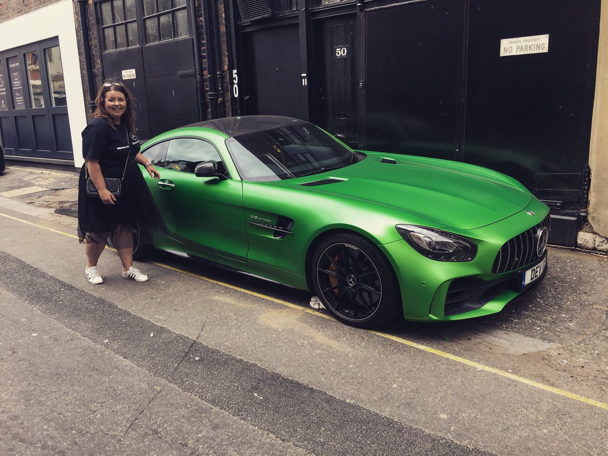 marta_AMG's tweet photo. Dear @MercedesBenz &amp; @MercedesAMG - I found my true love. 

We match perfectly right?! 🙈🏁🔥

https://t.co/YBBMtTU5cO 📸 
#AMGGTR https://t.co/RsckDMbuD9