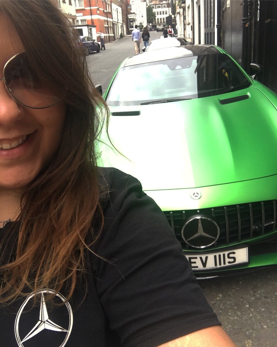 marta_AMG's tweet photo. Dear @MercedesBenz &amp; @MercedesAMG - I found my true love. 

We match perfectly right?! 🙈🏁🔥

https://t.co/YBBMtTU5cO 📸 
#AMGGTR https://t.co/RsckDMbuD9