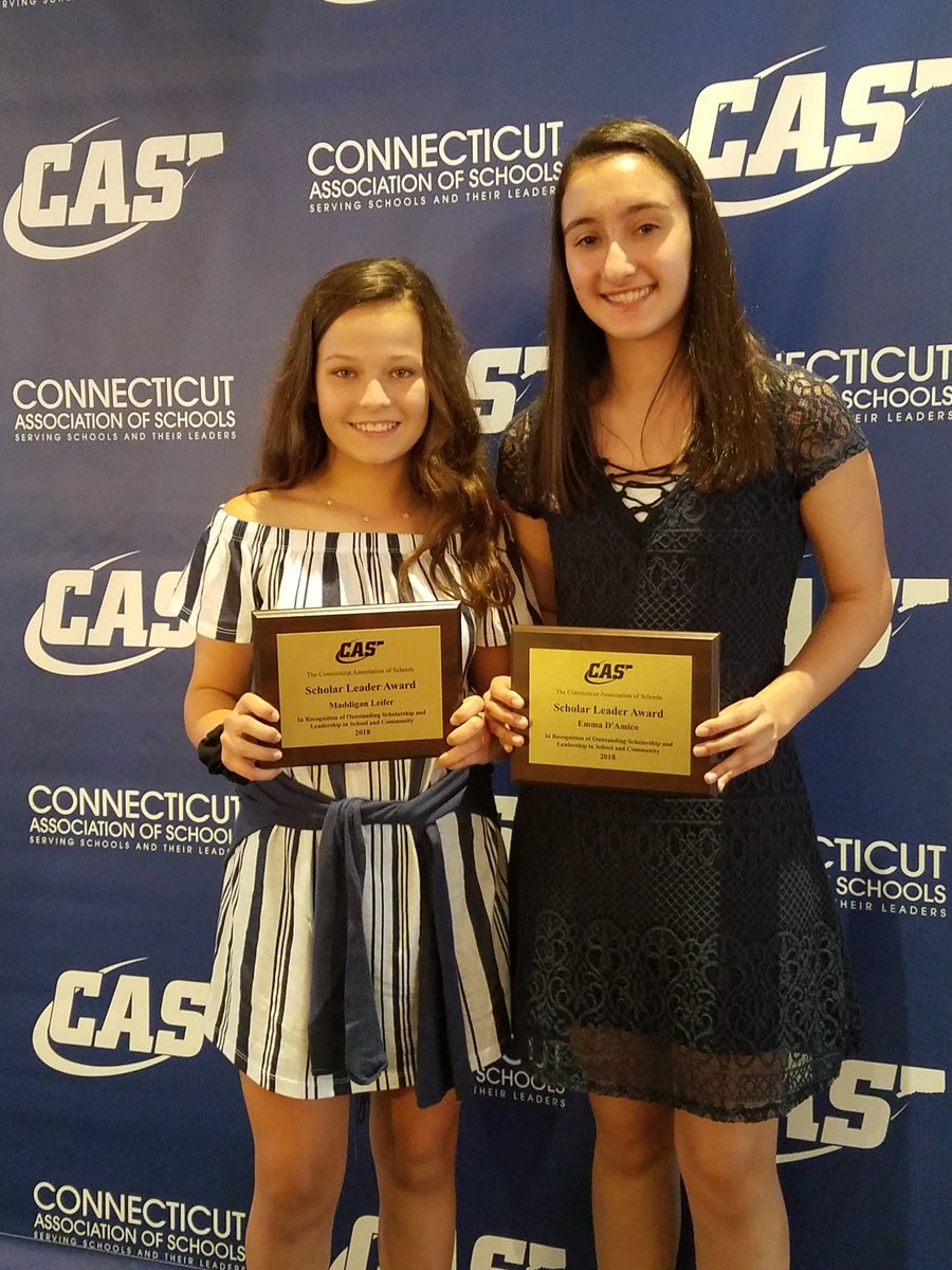 KennethSaranich's tweet image. Congratulations to SIS students Emma &amp;amp; Maddie, the 2018 @CAS_ct Middle Level Scholar Leaders. #sivikings #CT126
