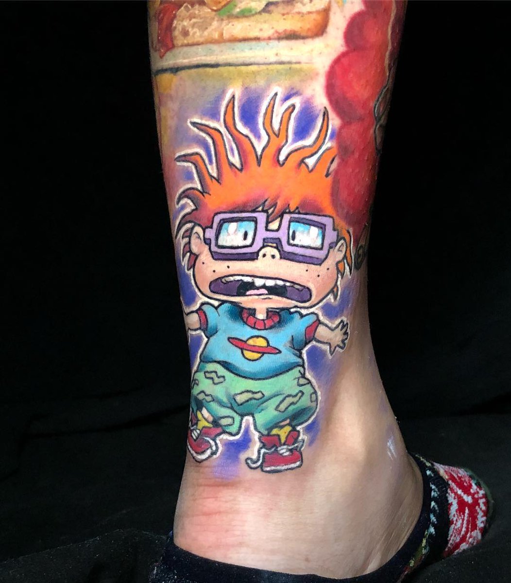 Charles Finster. #tattoos. #nickelodeon. pic.twitter.com/8HEXtd3Rz1. #tatto...