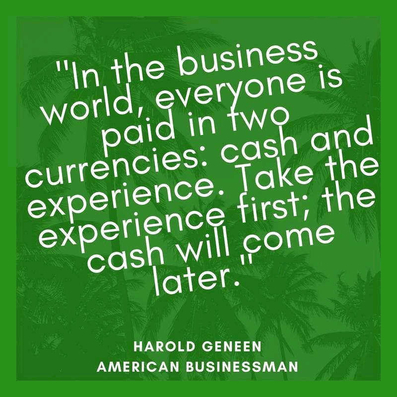 If you are a young person starting your career, make it a point to ALWAYS make experience and not cash your priority. <a href="/NeipGhana/">NEIP Ghana</a> <a href="/yawgyamfi/">Snr Yaw Adu-Gyamfi</a> <a href="/SocEnt_Africa/">SE Africa</a>