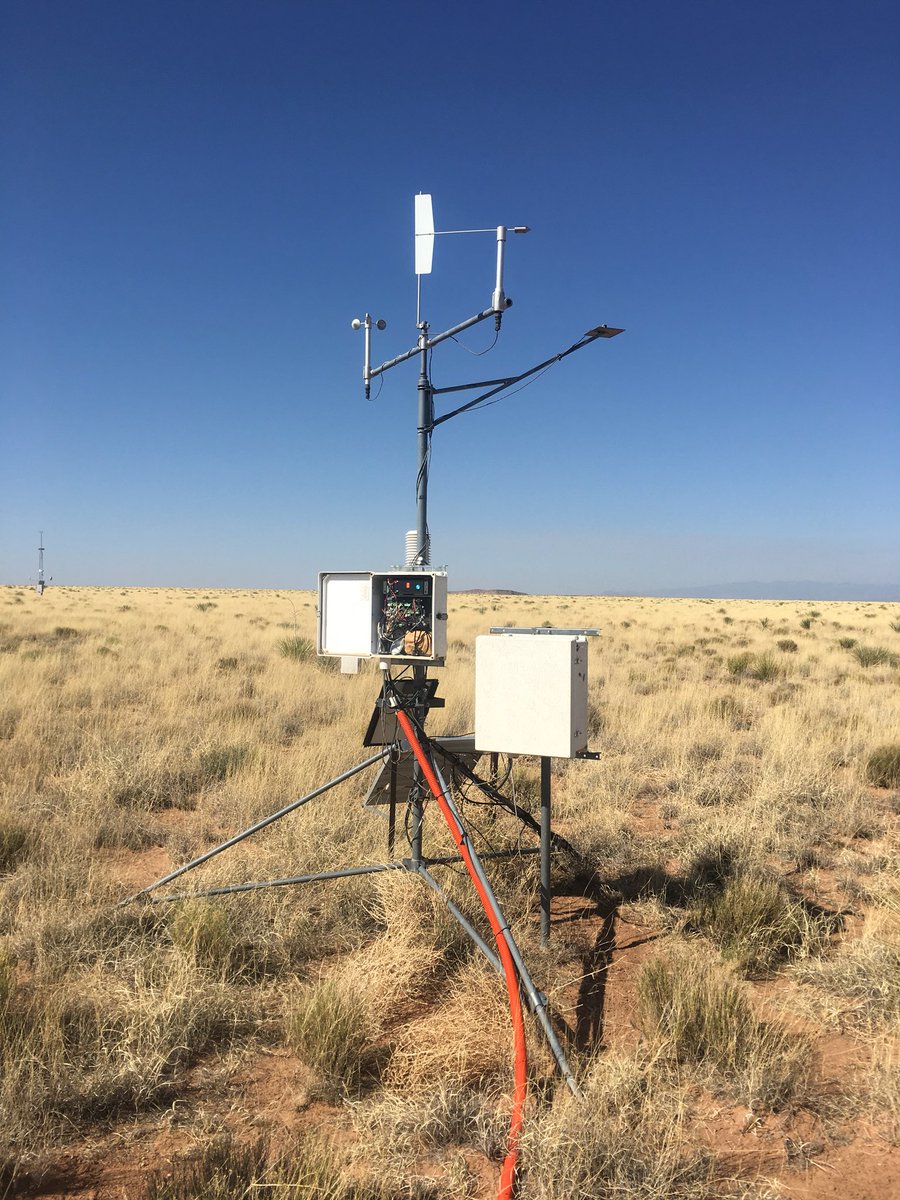 RachelVoight's tweet photo. Day 1 of workshop: checking out the impressive wireless network for experiments at @SEVLTER https://t.co/uzf7T7DKhR