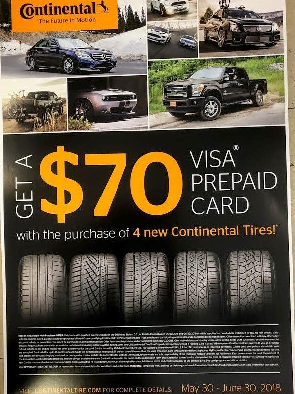 EppiesTire's tweet photo. We Have A Special Offer On Continental Tires Ending On June 30, 2018. Stop In Today To Pick Up This Great #Deal. #eppies #eppiestires #phillywheels #northeastphilly #philadelphia #tires #Continentaltires #car #truck #suv #specialoffer https://t.co/4HyxFqSCsf