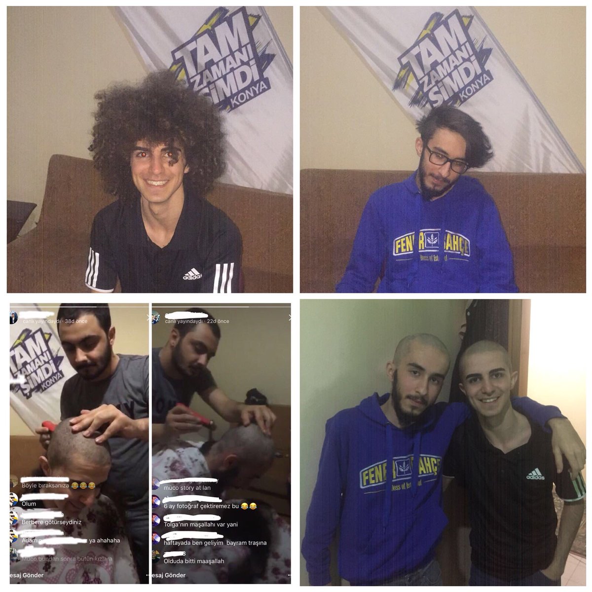 Ali Koç'un Başkanlık kutlamalarından. Fenerbahçeliler sözünü tutuyor, bir tribün yeniden doğuyor.. #SonSayfa