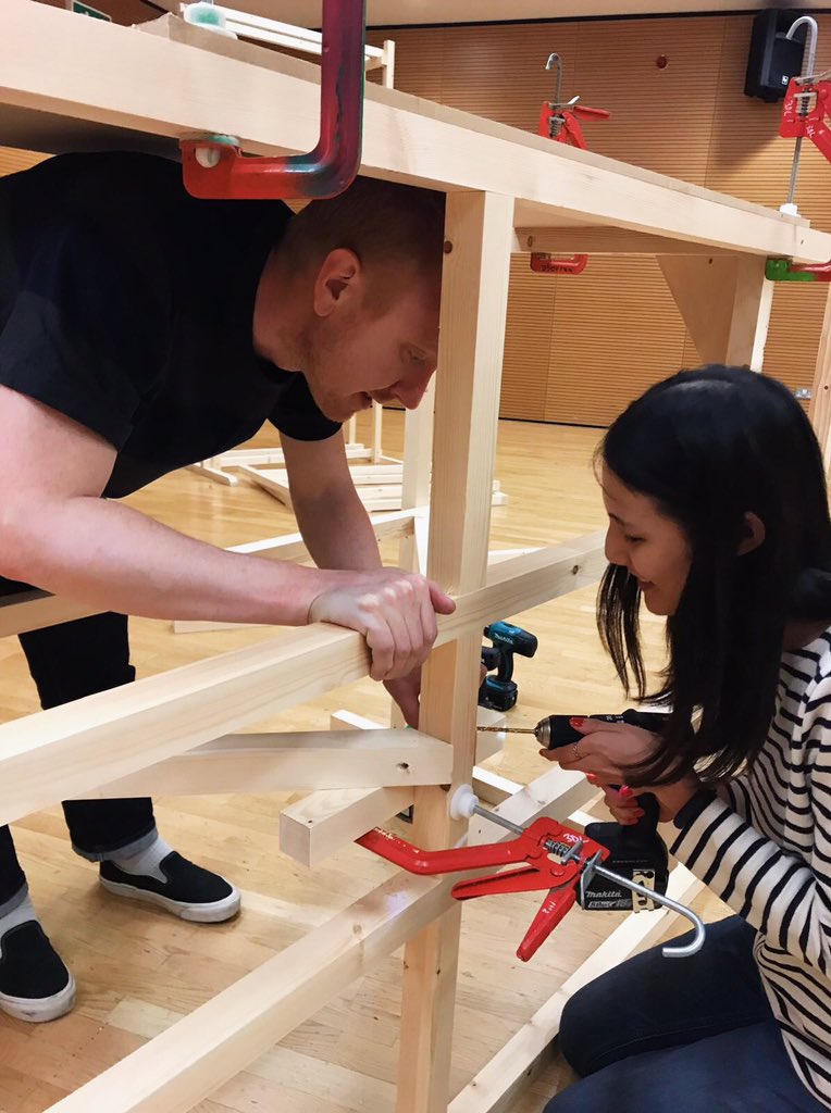 maim_csm's tweet photo. Thank you the design team and everyone who helped make this happen! Futureality is about to become reality! Find out more about our degree show at https://t.co/1bKMvEYuzE. #Futureality #MAIM2018 #CSMmaim #CSMemerge #CSMdegreeshow https://t.co/YL8Hl4Tw5J