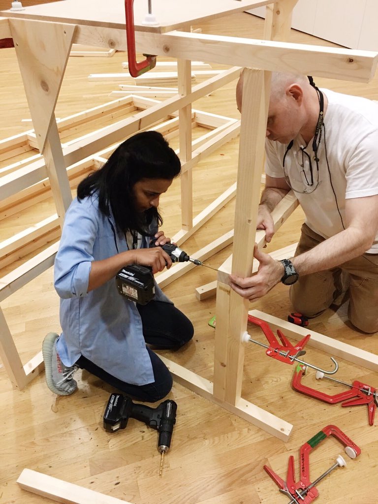 maim_csm's tweet photo. Thank you the design team and everyone who helped make this happen! Futureality is about to become reality! Find out more about our degree show at https://t.co/1bKMvEYuzE. #Futureality #MAIM2018 #CSMmaim #CSMemerge #CSMdegreeshow https://t.co/YL8Hl4Tw5J