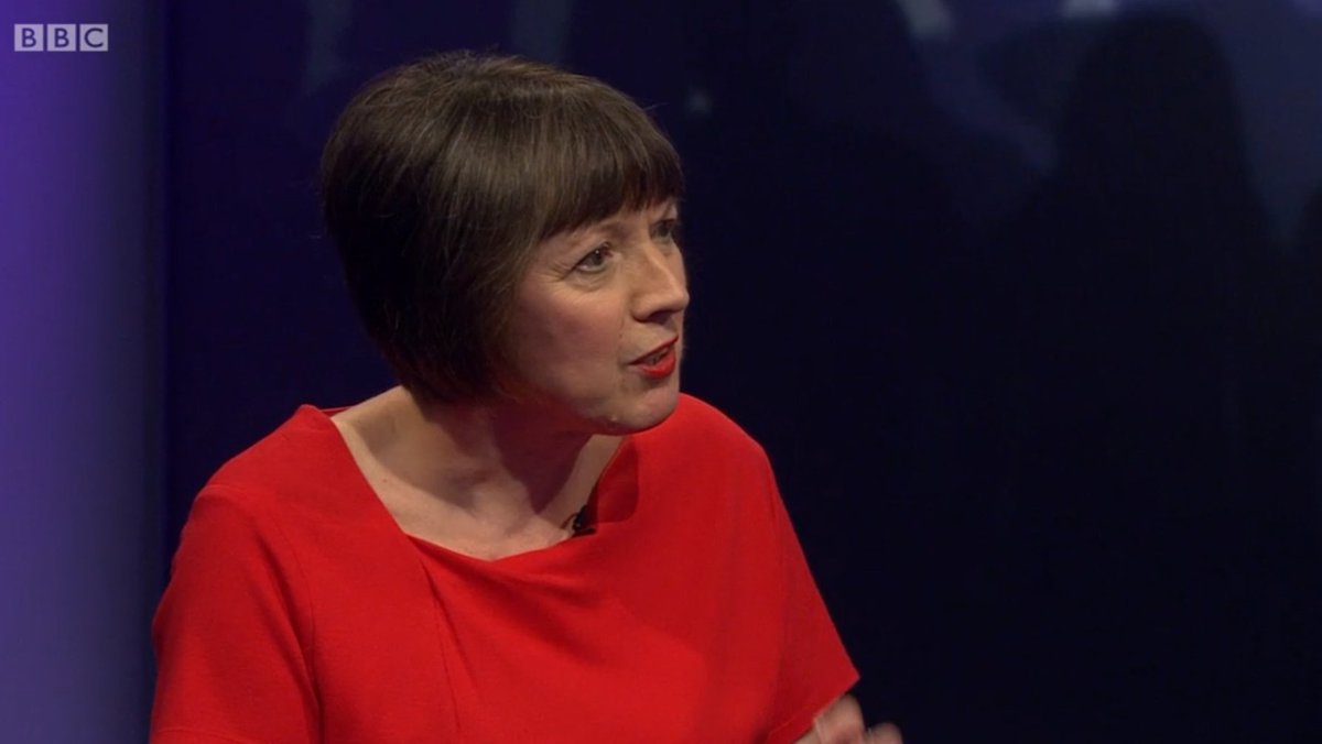 TUCnews's tweet photo. "Having a union card in your pocket means you're more likely to get better pay, more equal pay, family-friendly conditions, training opportunities, health and safety" - @FrancesOGrady explains the continuing importance of unions, on the TUC's 150th birthday. #newsnight https://t.co/GXEGDxMEXk