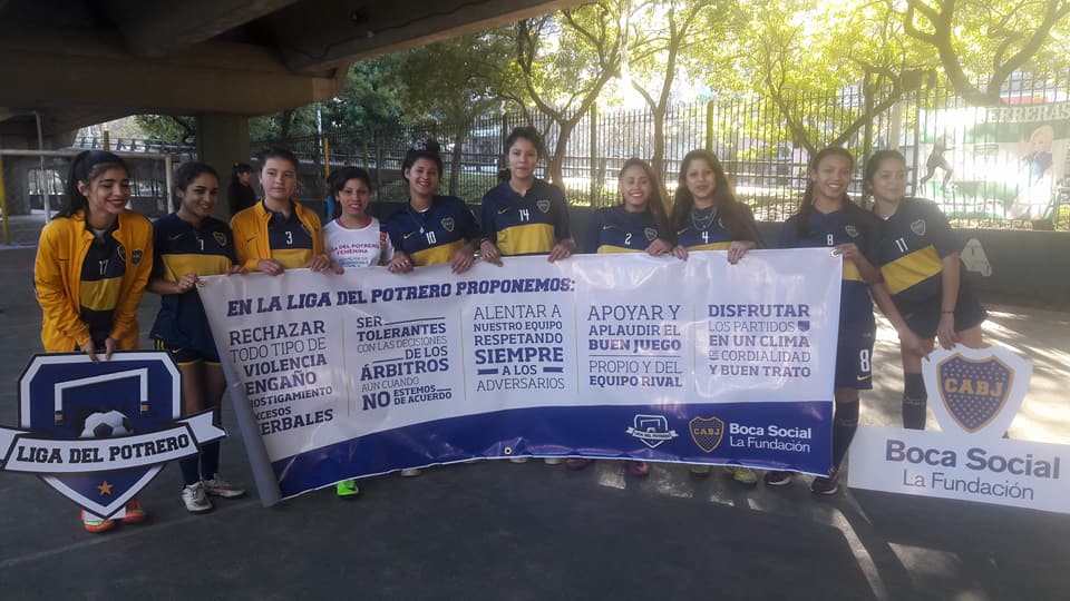 BocaFundacion's tweet photo. #LigaDelPotrero🚺⚽| Todos los sábados en el Polideportivo Don Pepe se disputa un nueva fecha. En todas, nos proponemos lo mismo👉https://t.co/g5FqYluZ6H https://t.co/FkmO7YDKtm
