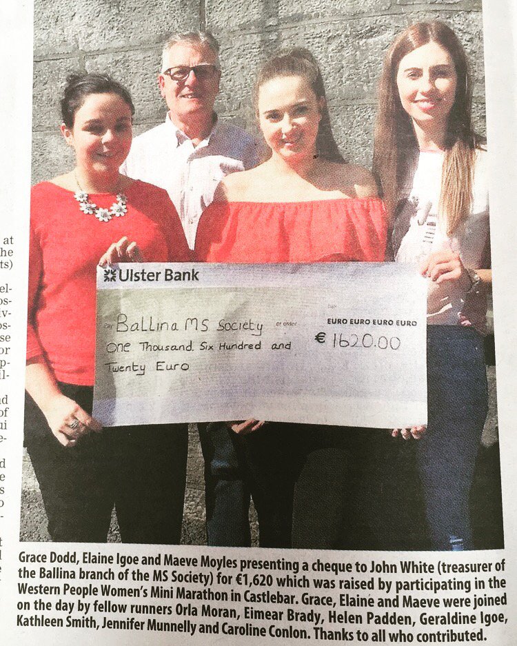 StepaheadFootc1's tweet photo. Thank you, thank you, thank you!!!😁€1,620🙌🏼 @WesternPeople @MSIRELAND #MS #MultipleSclerosis https://t.co/eBIhFxLvsm